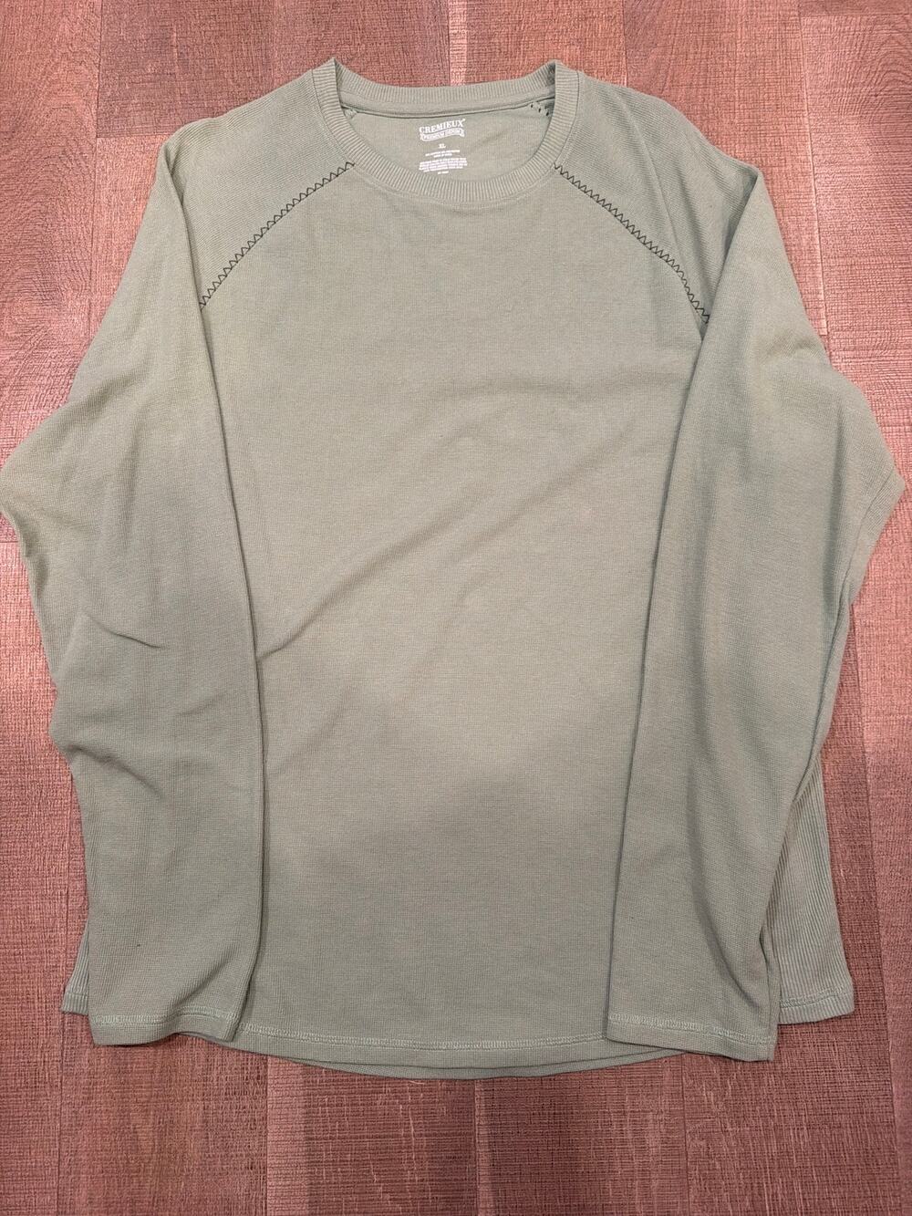 Cremieux sage green long-sleeve top
